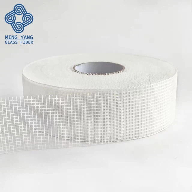 Gypsum Drywall Joint Tape White Plaster Fiberglass Mesh Roll Self-Adhesive Fiber Tape