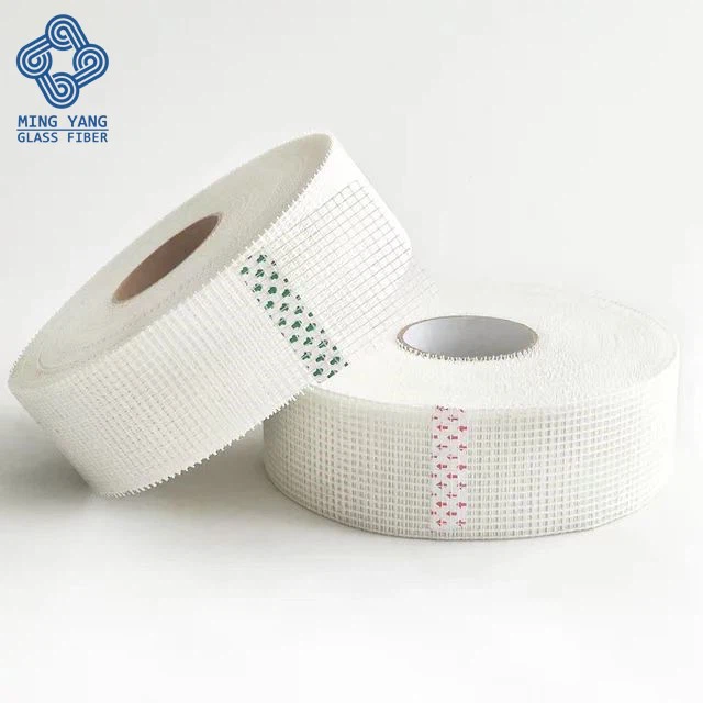 Gypsum Drywall Joint Tape White Plaster Fiberglass Mesh Roll Self-Adhesive Fiber Tape